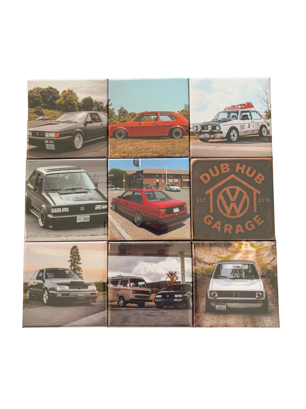 2.5" x 2.5" Custom Photo Magnet—9 Pack