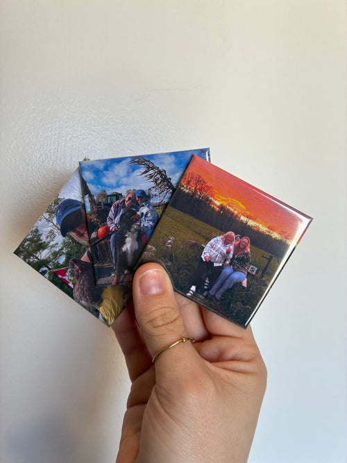 2.5" x 2.5" Custom Photo Magnet—3 Pack