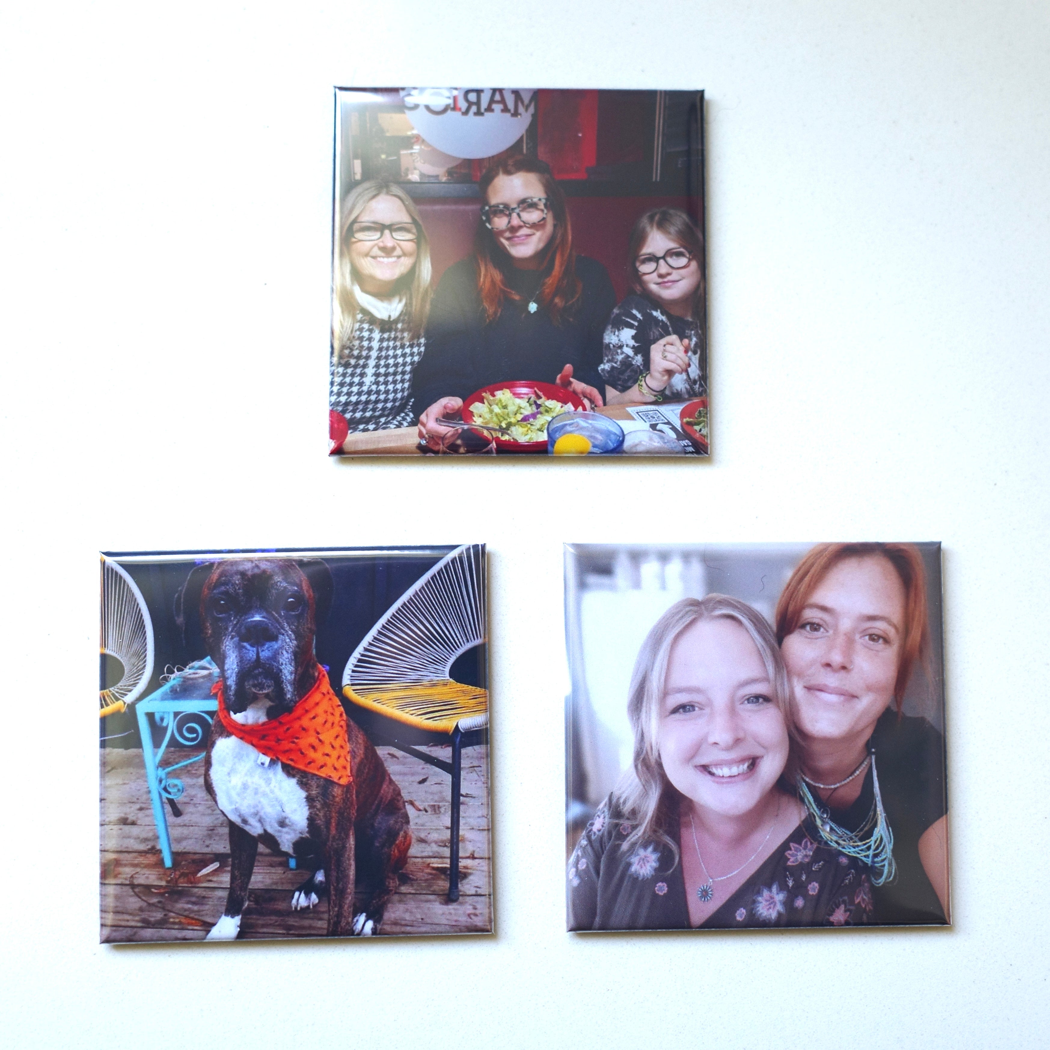 2.5" x 2.5" Custom Photo Magnet—3 Pack