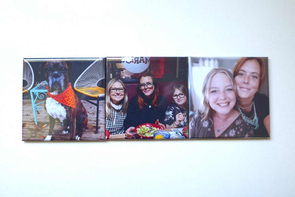 2.5" x 2.5" Custom Photo Magnet—3 Pack