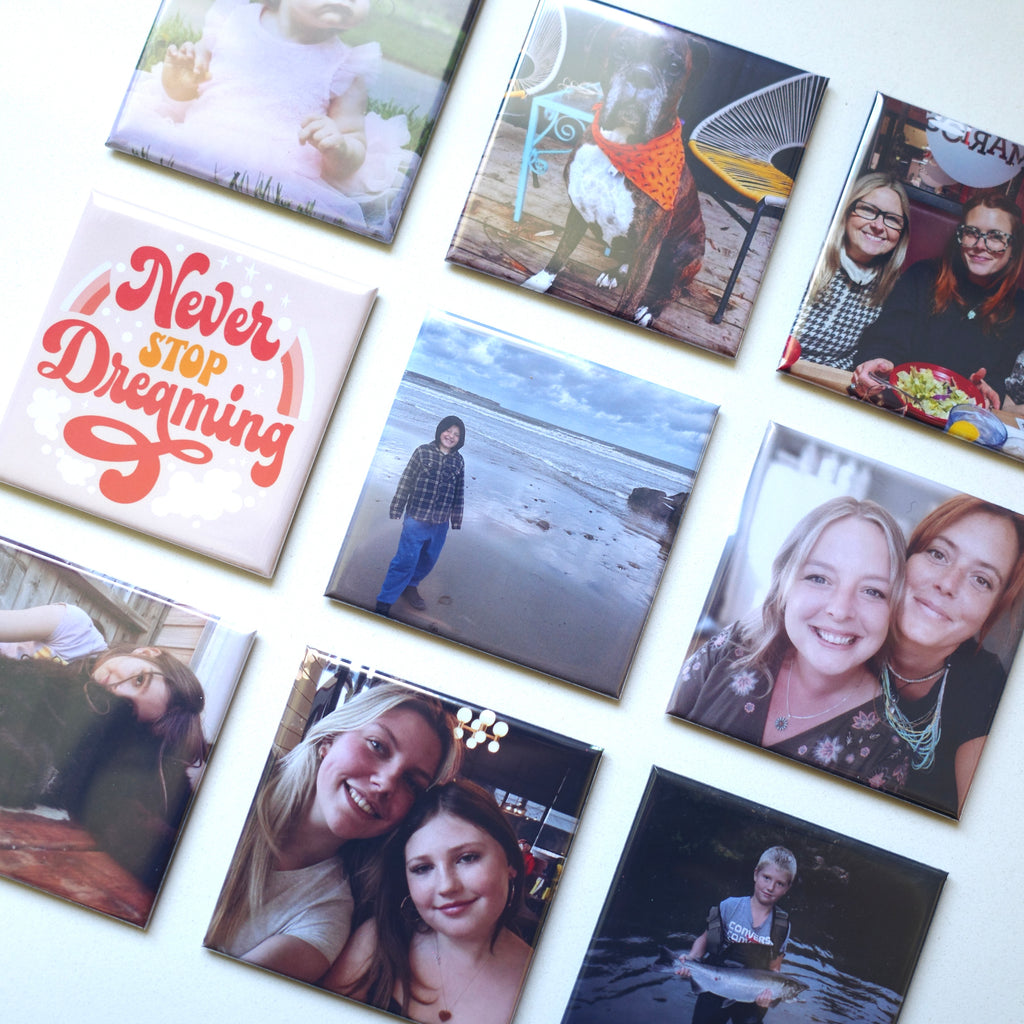 2.5" x 2.5" Custom Photo Magnet—9 Pack
